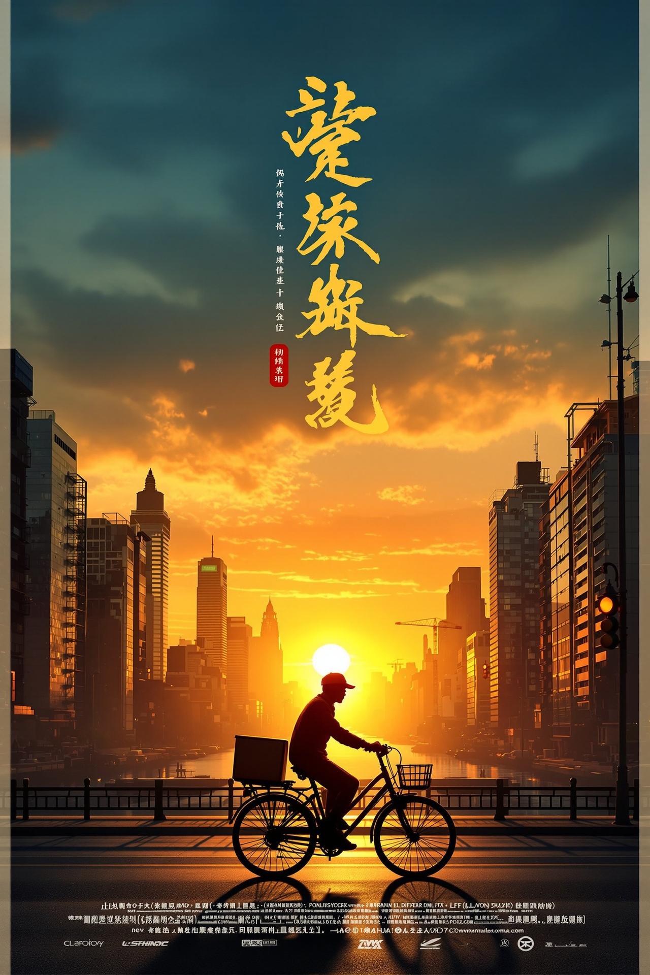 手机影视作品《城市之光》海报