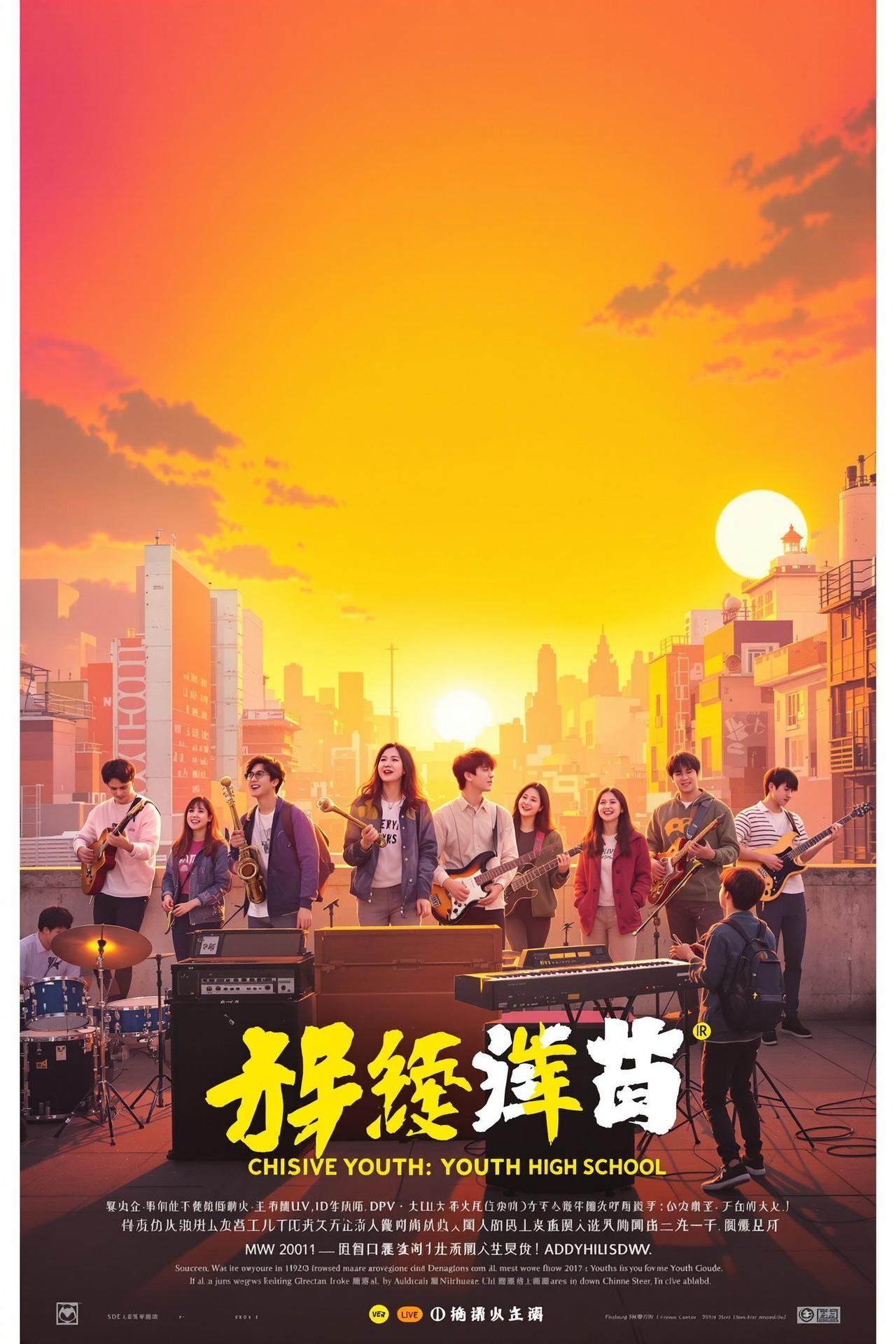 手机影视作品《青春如歌》电影海报